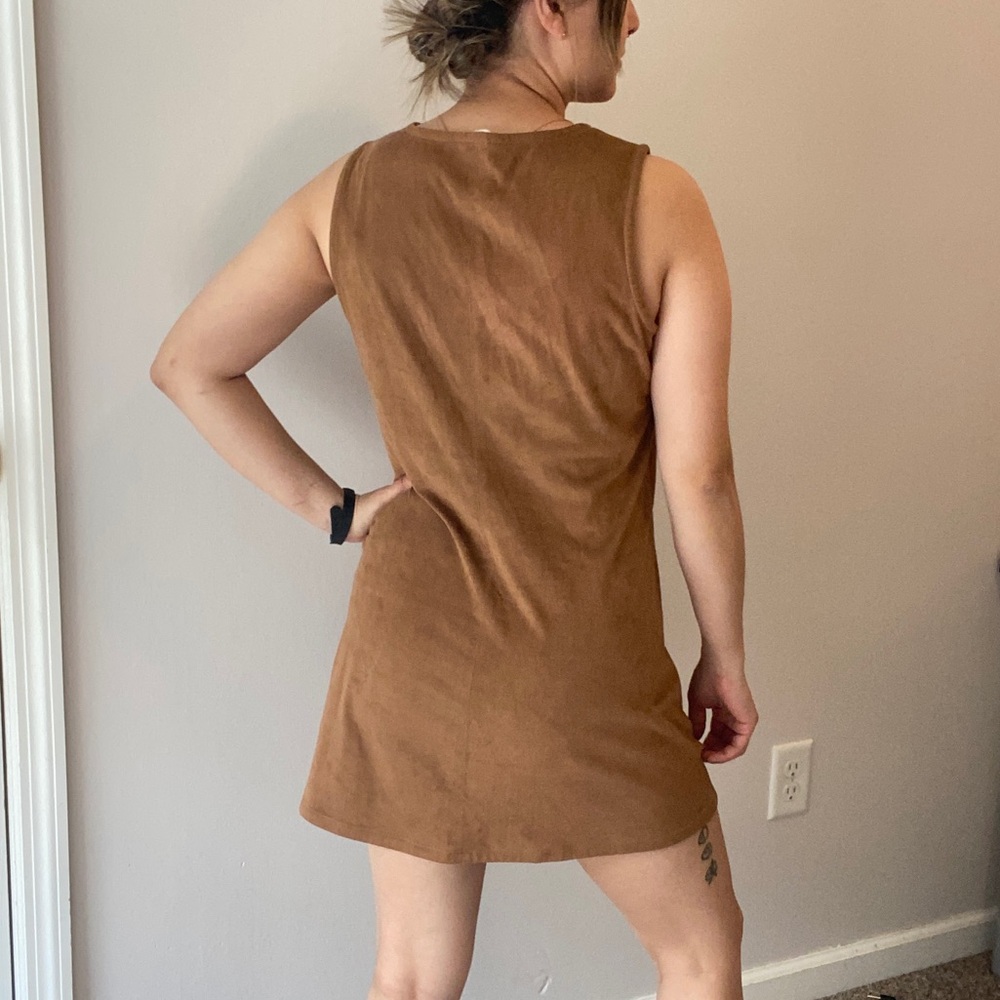 Brown Suede Dress Size Small